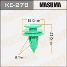 Клипса пластиковая MASUMA (CHRYSLER 6503204)  / KE278