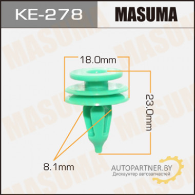 Клипса пластиковая MASUMA (CHRYSLER 6503204)  / KE278