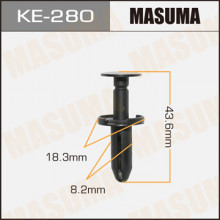 Клипса пластиковая MASUMA (CHRYSLER 6504521)  / KE280