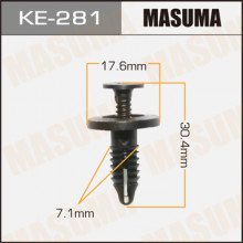 Клипса пластиковая MASUMA (FORD N807578S)  / KE281