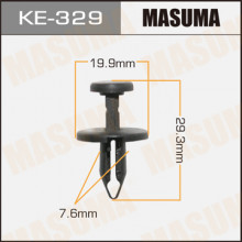 Клипса пластиковая MASUMA (CHRYSLER 6506132AA)  / KE329