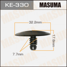 Клипса пластиковая MASUMA (CHRYSLER 2998430)  / KE330