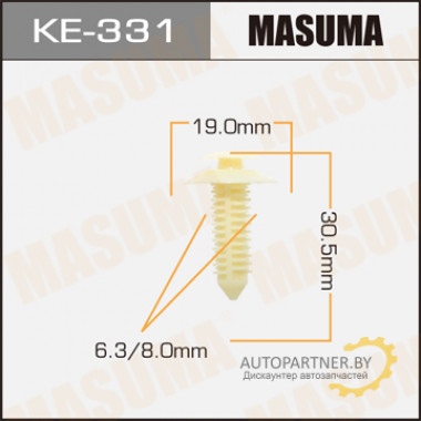 Клипса пластиковая MASUMA (GENERAL MOTORS 15694099)  / KE331