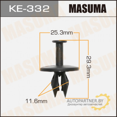 Клипса пластиковая MASUMA (GENERAL MOTORS 14045480)  / KE332