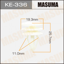 Клипса пластиковая MASUMA (GENERAL MOTORS 15076791)  / KE336