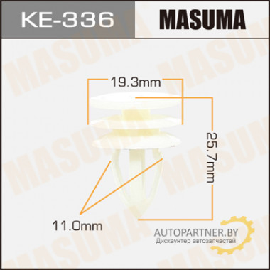 Клипса пластиковая MASUMA (GENERAL MOTORS 15076791)  / KE336