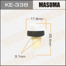 Клипса пластиковая MASUMA (CHRYSLER 55350747AB)  / KE338