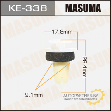 Клипса пластиковая MASUMA (CHRYSLER 55350747AB)  / KE338