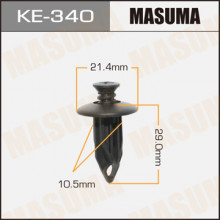 Клипса пластиковая MASUMA (GENERAL MOTORS 15672330)  / KE340