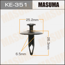 Клипса пластиковая MASUMA (FORD N804837S)  / KE351