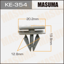 Клипса пластиковая MASUMA (GENERAL MOTORS 25693852)  / KE354