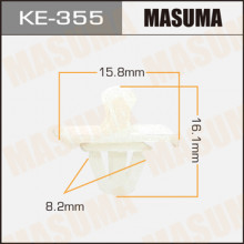 Клипса пластиковая MASUMA (MERCEDES-BENZ A0019884481)  / KE355