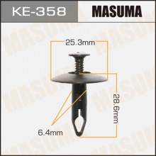 Клипса пластиковая MASUMA (GENERAL MOTORS 25663903)  / KE358