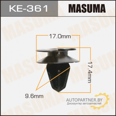 Клипса пластиковая MASUMA (GENERAL MOTORS 2240582)  / KE361