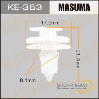 Клипса пластиковая MASUMA (CHRYSLER 6505539AA)  / KE363