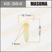 Клипса пластиковая MASUMA (GENERAL MOTORS 363137)  / KE364
