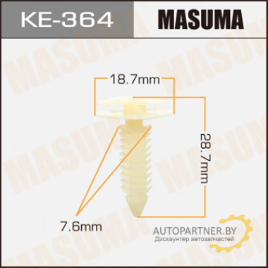 Клипса пластиковая MASUMA (GENERAL MOTORS 363137)  / KE364