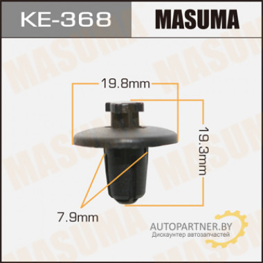Клипса пластиковая MASUMA (PEUGEOT 7013J0)  / KE368