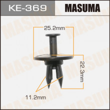 Клипса пластиковая MASUMA (GENERAL MOTORS 16518608)  / KE369