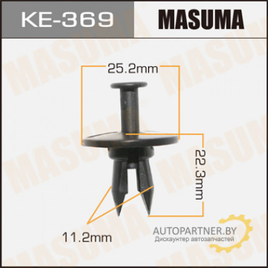 Клипса пластиковая MASUMA (GENERAL MOTORS 16518608)  / KE369