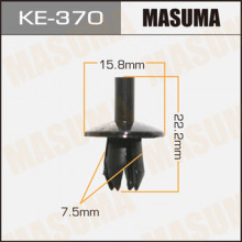 Клипса пластиковая MASUMA (FORD 383142S)  / KE370