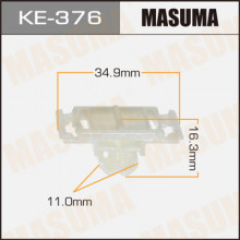Клипса пластиковая MASUMA (VAG 4A0853825)  / KE376
