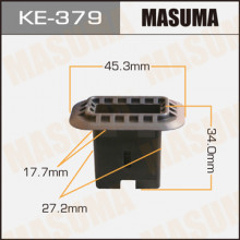 Клипса пластиковая MASUMA (VAG 4B0886373)  / KE379
