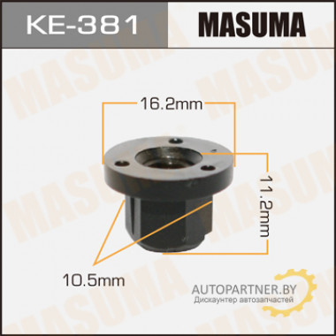 Клипса пластиковая MASUMA (VAG N91018901)  / KE381