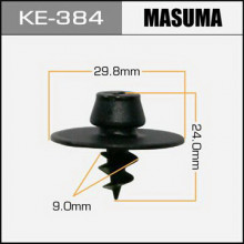 Клипса пластиковая MASUMA (VAG 3D0864812AB41)  / KE384