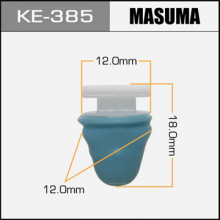 Клипса пластиковая MASUMA (VAG 8R0853909A)  / KE385