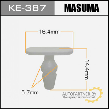 Клипса пластиковая MASUMA (MERCEDES-BENZ A0019889781)  / KE387