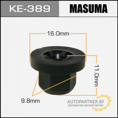 Клипса пластиковая MASUMA (GENERAL MOTORS 90413589)  / KE389