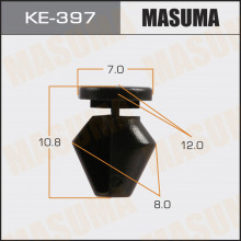 Клипса пластиковая MASUMA (PEUGEOT 9025J8)  / KE397