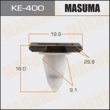 Клипса пластиковая MASUMA (BMW 51718259025)  / KE400