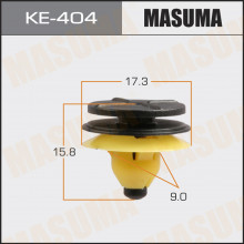 Клипса пластиковая MASUMA (VOLVO 30624192)  / KE404