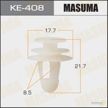 Клипса пластиковая MASUMA (TOYOTA 6777104040)  / KE408