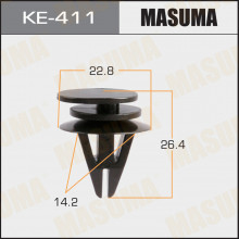 Клипса пластиковая MASUMA (BMW 7131480419)  / KE411