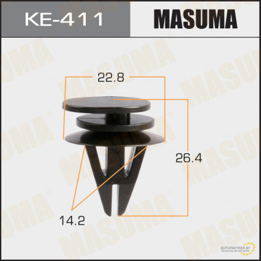 Клипса пластиковая MASUMA (BMW 7131480419)  / KE411