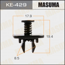 Клипса пластиковая MASUMA (VAG WHT005263)  / KE429