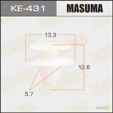 Клипса пластиковая MASUMA (VAG 6E0837732)  / KE431