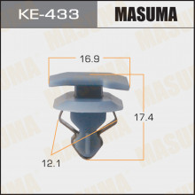 Клипса пластиковая MASUMA (GENERAL MOTORS 24405740)  / KE433