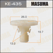 Клипса пластиковая MASUMA (BMW 7147306224)  / KE435