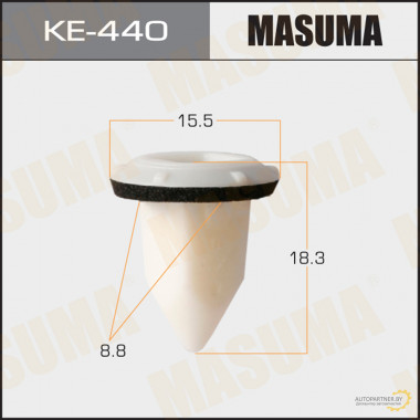 Клипса пластиковая MASUMA (BMW 51127046911)  / KE440