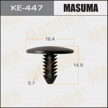 Клипса пластиковая MASUMA (BMW 52208133466)  / KE447