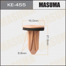 Клипса пластиковая MASUMA (BMW 51127461407)  / KE455
