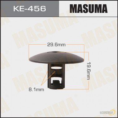 Клипса пластиковая MASUMA (RENAULT 7703081127)  / KE456