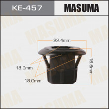 Клипса пластиковая MASUMA (RENAULT 7703081239)  / KE457
