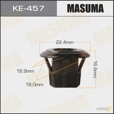 Клипса пластиковая MASUMA (RENAULT 7703081239)  / KE457