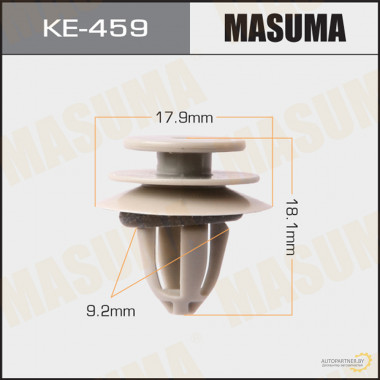 Клипса пластиковая MASUMA (BMW 7147443710)  / KE459