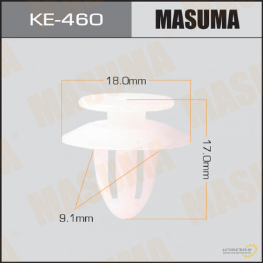 Клипса пластиковая MASUMA (BMW 51497054228)  / KE460